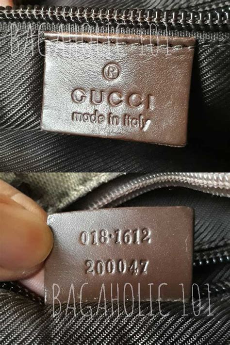 gucci bag batch code check|Gucci bag history.